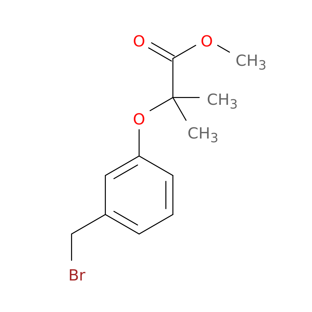 methyl 2-[3-(bromomethyl)phenoxy]-2-methylpropanoate