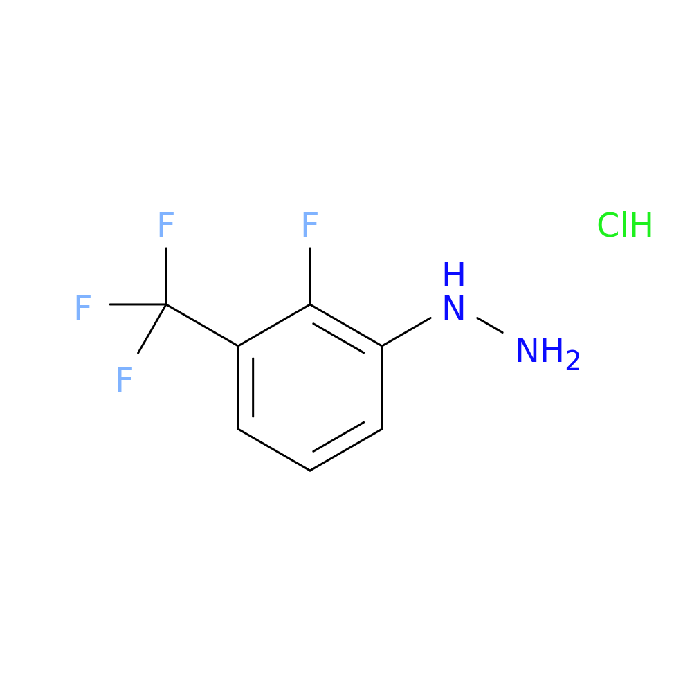 [2-fluoro-3-(trifluoromethyl)phenyl]hydrazine hydrochloride