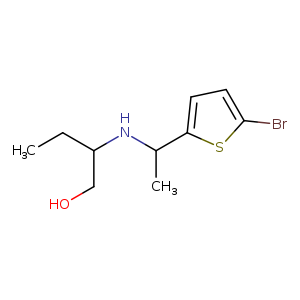2-{[1-(5-bromothiophen-2-yl)ethyl]amino}butan-1-ol