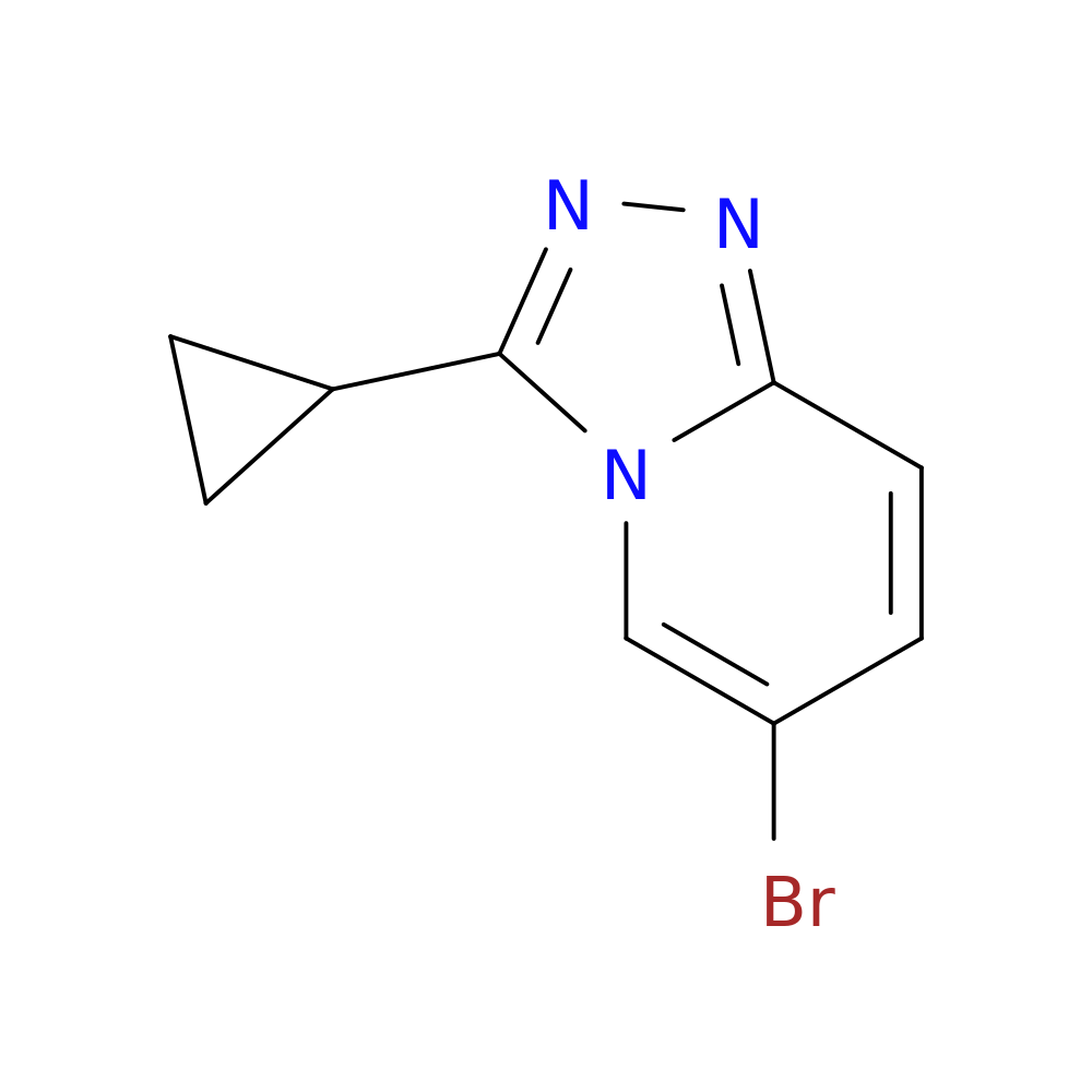 6-Bromo-3-cyclopropyl-[1,2,4]triazolo[4,3-a]pyridine