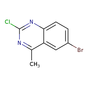 Quinazoline, 6-bromo-2-chloro-4-methyl-