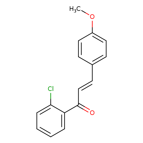 (2E)-1-(2-chlorophenyl)-3-(4-methoxyphenyl)prop-2-en-1-one