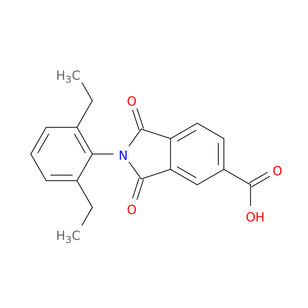 1-[4-(3,5-dimethylphenoxy)phenyl]-5-oxopyrrolidine-3-carboxylic acid