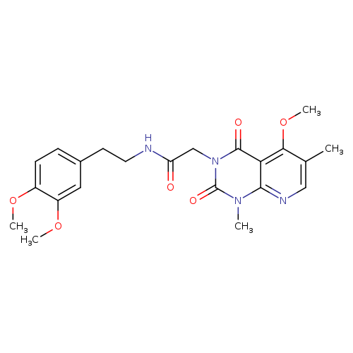 N-[2-(3,4-dimethoxyphenyl)ethyl]-2-{5-methoxy-1,6-dimethyl-2,4-dioxo-1H,2H,3H,4H-pyrido[2,3-d]pyrimidin-3-yl}acetamide