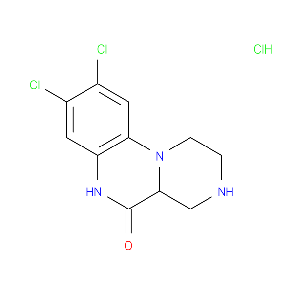 8,9-dichloro-2,3,4,4a-tetrahydro-1H-pyrazino[1,2-a]quinoxalin-5(6H)-one hydrochloride salt