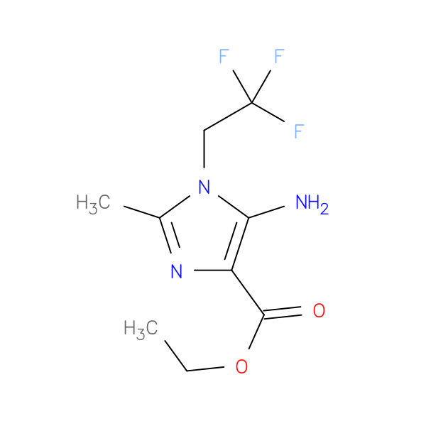 ethyl 5-amino-2-methyl-1-(2,2,2-trifluoroethyl)-1H-imidazole-4-carboxylate