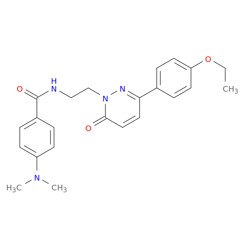 4-(dimethylamino)-N-{2-[3-(4-ethoxyphenyl)-6-oxo-1,6-dihydropyridazin-1-yl]ethyl}benzamide
