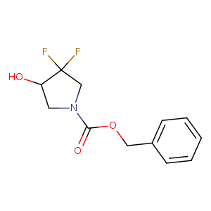 Benzyl 3,3-difluoro-4-hydroxypyrrolidine-1-carboxylate