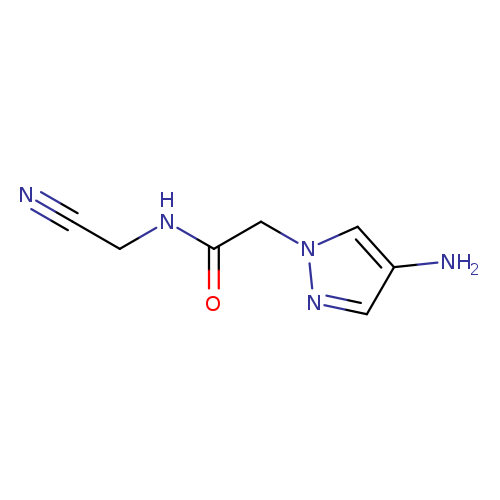 2-(4-amino-1H-pyrazol-1-yl)-N-(cyanomethyl)acetamide