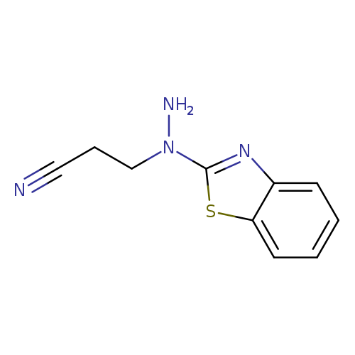 3-(1-(Benzo[d]thiazol-2-yl)hydrazinyl)propanenitrile