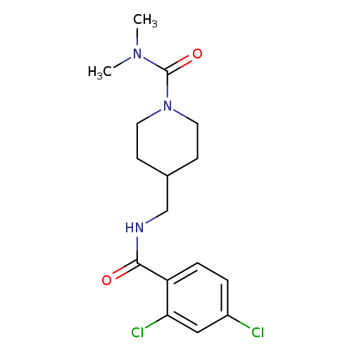 4-{[(2,4-dichlorophenyl)formamido]methyl}-N,N-dimethylpiperidine-1-carboxamide