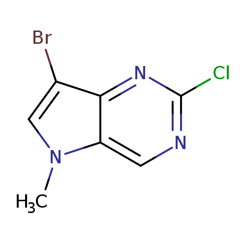 7-bromo-2-chloro-5-methyl-5H-pyrrolo[3,2-d]pyrimidine