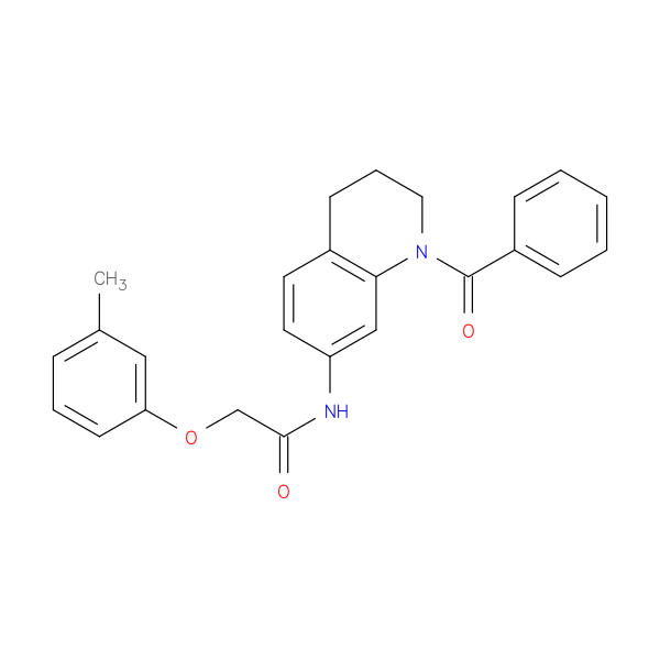N-(1-benzoyl-1,2,3,4-tetrahydroquinolin-7-yl)-2-(3-methylphenoxy)acetamide
