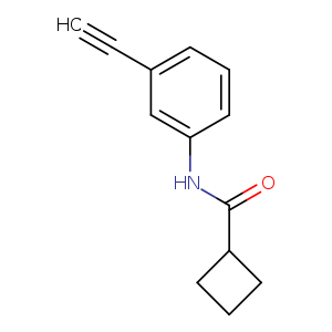N-(3-ethynylphenyl)cyclobutanecarboxamide