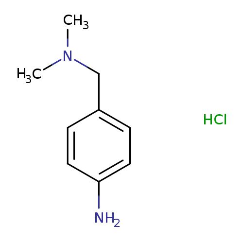 Benzenemethanamine, 4-amino-N,N-dimethyl-, hydrochloride (1:1)