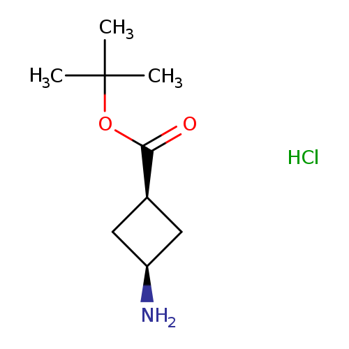 Cyclobutanecarboxylic acid, 3-amino-, 1,1-dimethylethyl ester, hydrochloride (1:1), cis-