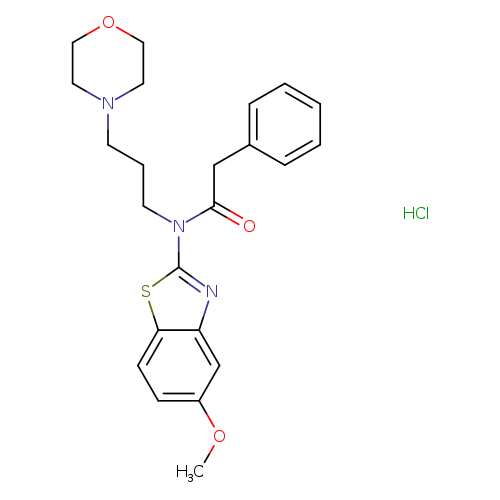 N-(5-methoxy-1,3-benzothiazol-2-yl)-N-[3-(morpholin-4-yl)propyl]-2-phenylacetamide hydrochloride
