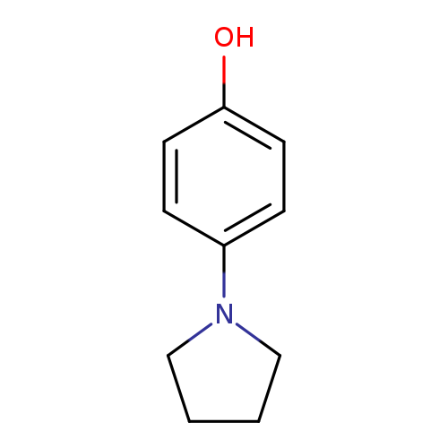 p-(1-pyrrolidinyl)phenol