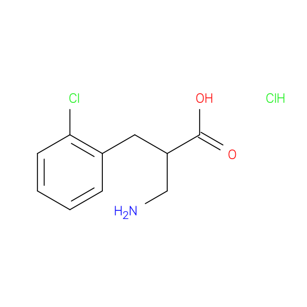 3-amino-2-[(2-chlorophenyl)methyl]propanoic acid hydrochloride