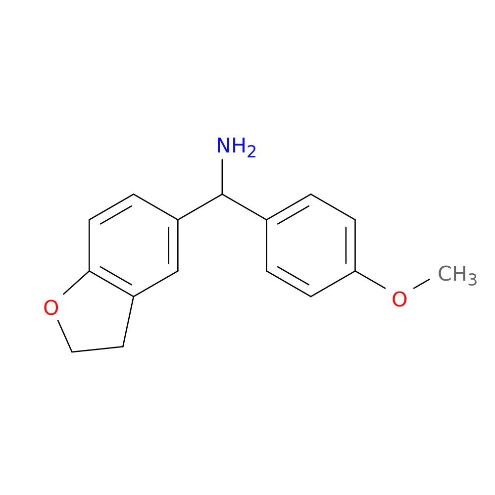 (2,3-dihydro-1-benzofuran-5-yl)(4-methoxyphenyl)methanamine