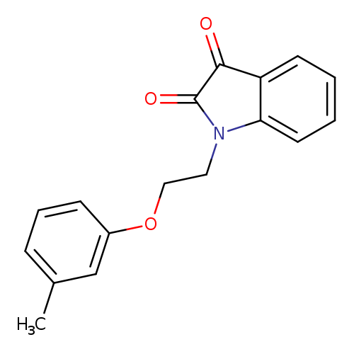 1-[2-(3-methylphenoxy)ethyl]-1H-indole-2,3-dione