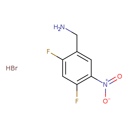 (2,4-difluoro-5-nitrophenyl)methanamine hydrobromide
