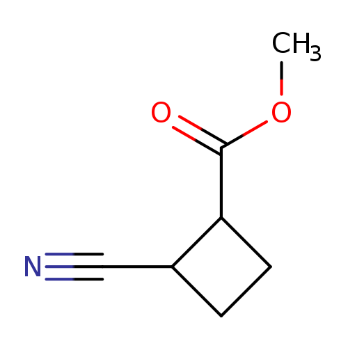 Cyclobutanecarboxylic acid, 2-cyano-, methyl ester