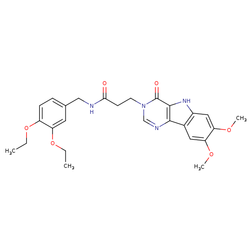 N-[(3,4-diethoxyphenyl)methyl]-3-{7,8-dimethoxy-4-oxo-3H,4H,5H-pyrimido[5,4-b]indol-3-yl}propanamide