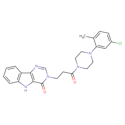 3-{3-[4-(5-chloro-2-methylphenyl)piperazin-1-yl]-3-oxopropyl}-3H,4H,5H-pyrimido[5,4-b]indol-4-one