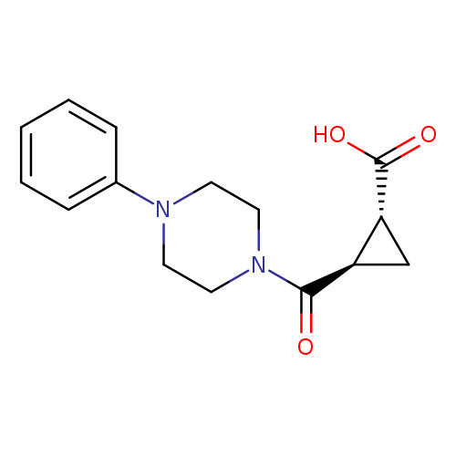 rac-(1R,2R)-2-(4-phenylpiperazine-1-carbonyl)cyclopropane-1-carboxylic acid, trans