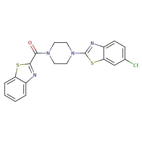 2-[4-(1,3-benzothiazole-2-carbonyl)piperazin-1-yl]-6-chloro-1,3-benzothiazole