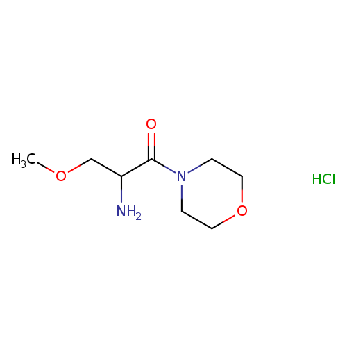 2-amino-3-methoxy-1-(morpholin-4-yl)propan-1-one hydrochloride