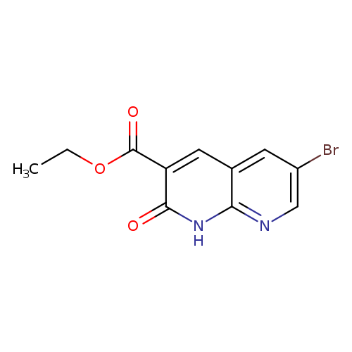 Ethyl 6-bromo-2-oxo-1,2-dihydro-1,8-naphthyridine-3-carboxylate