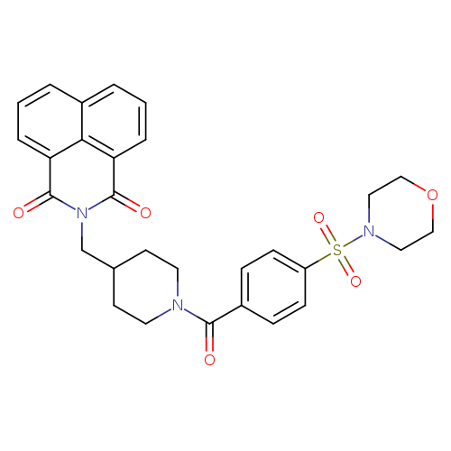 3-({1-[4-(morpholine-4-sulfonyl)benzoyl]piperidin-4-yl}methyl)-3-azatricyclo[7.3.1.0^{5,13}]trideca-1(12),5,7,9(13),10-pentaene-2,4-dione