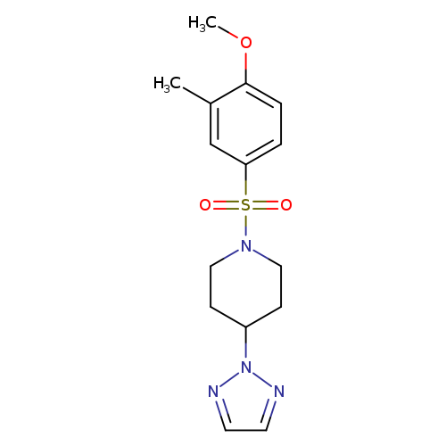 1-(4-methoxy-3-methylbenzenesulfonyl)-4-(2H-1,2,3-triazol-2-yl)piperidine
