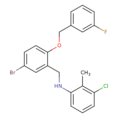 N-{5-bromo-2-[(3-fluorobenzyl)oxy]benzyl}-N-(3-chloro-2-methylphenyl)amine