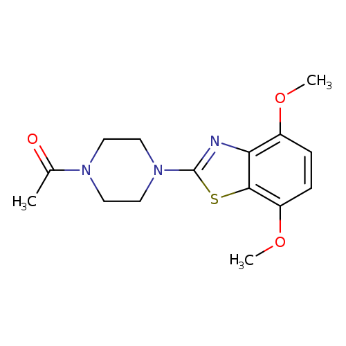 1-[4-(4,7-dimethoxy-1,3-benzothiazol-2-yl)piperazin-1-yl]ethan-1-one