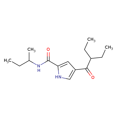 N-(butan-2-yl)-4-(2-ethylbutanoyl)-1H-pyrrole-2-carboxamide