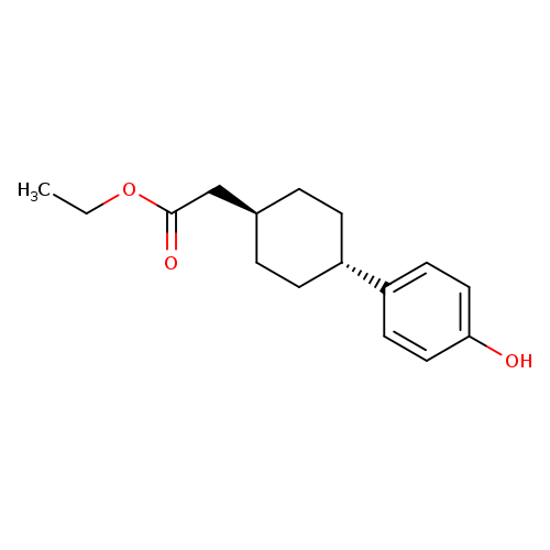 ethyl 2-((1r,4r)-4-(4-hydroxyphenyl)cyclohexyl)acetate