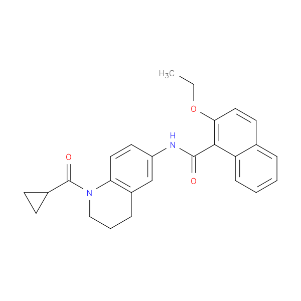 N-(1-cyclopropanecarbonyl-1,2,3,4-tetrahydroquinolin-6-yl)-2-ethoxynaphthalene-1-carboxamide