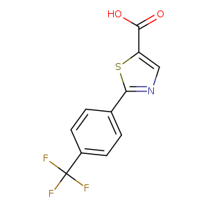 2-[4-(Trifluoromethyl)phenyl]-1,3-thiazole-5-carboxylic acid