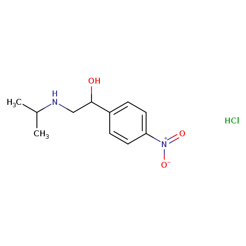 1-(4-Nitrophenyl)-1-hydroxy-2-isopropylaminoethane hydrochloride