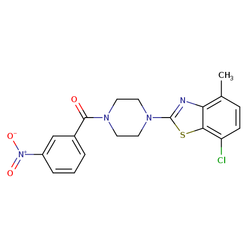 7-chloro-4-methyl-2-[4-(3-nitrobenzoyl)piperazin-1-yl]-1,3-benzothiazole
