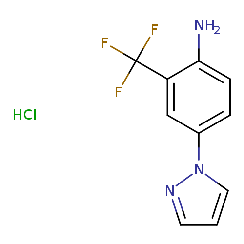 4-(1H-pyrazol-1-yl)-2-(trifluoromethyl)aniline hydrochloride