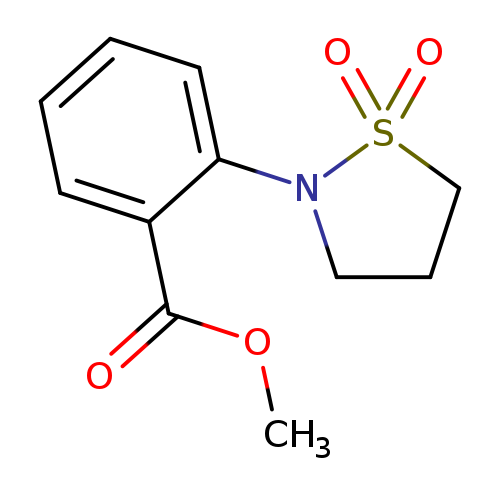 methyl 2-(1,1-dioxo-1lambda6,2-thiazolidin-2-yl)benzoate