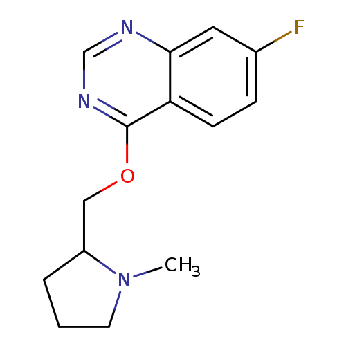 7-fluoro-4-[(1-methylpyrrolidin-2-yl)methoxy]quinazoline