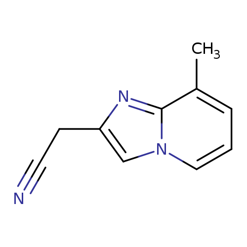 2-{8-methylimidazo[1,2-a]pyridin-2-yl}acetonitrile