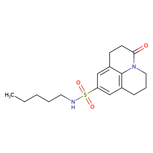 2-oxo-N-pentyl-1-azatricyclo[7.3.1.0^{5,13}]trideca-5,7,9(13)-triene-7-sulfonamide