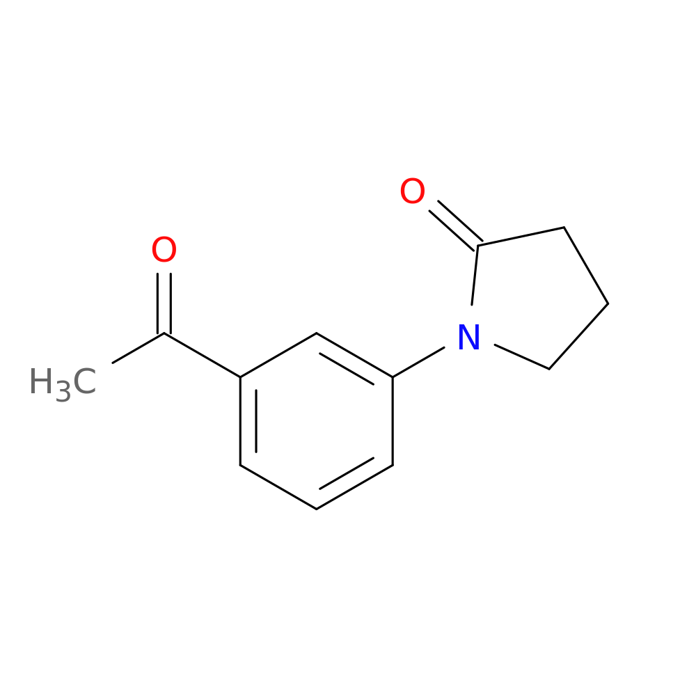 1-(3-acetylphenyl)pyrrolidin-2-one