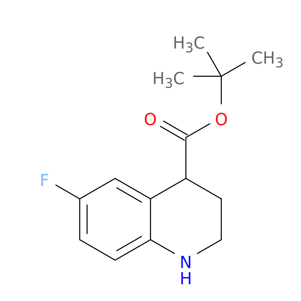tert-butyl 6-fluoro-1,2,3,4-tetrahydroquinoline-4-carboxylate
